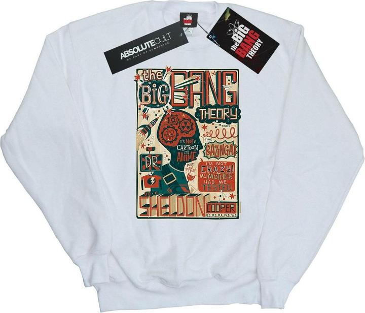 Produktbild Big Bang Theory Infografik Poster Baumwoll Sweatshirt (3XL)
