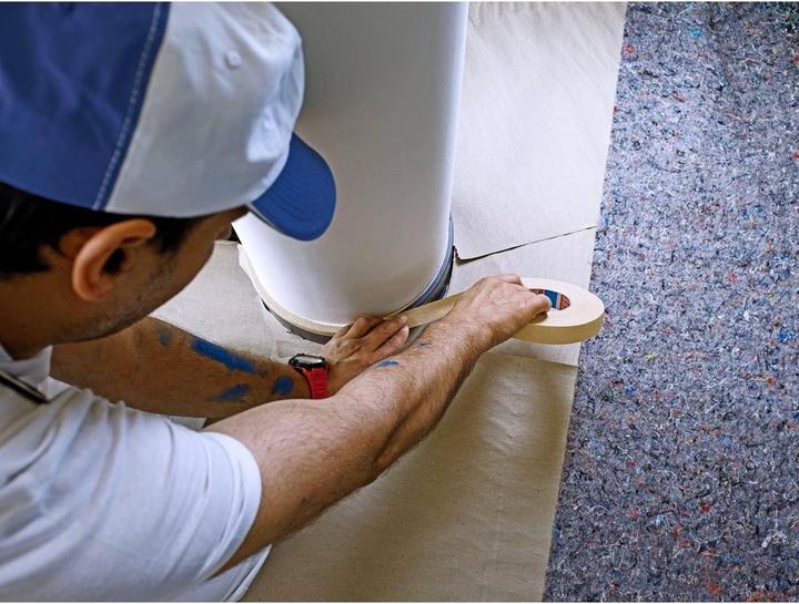 Produktbild tesa Kurven-Abdeckband tesakrepp 4319 9mm x 50m hellbraun (9 mm)