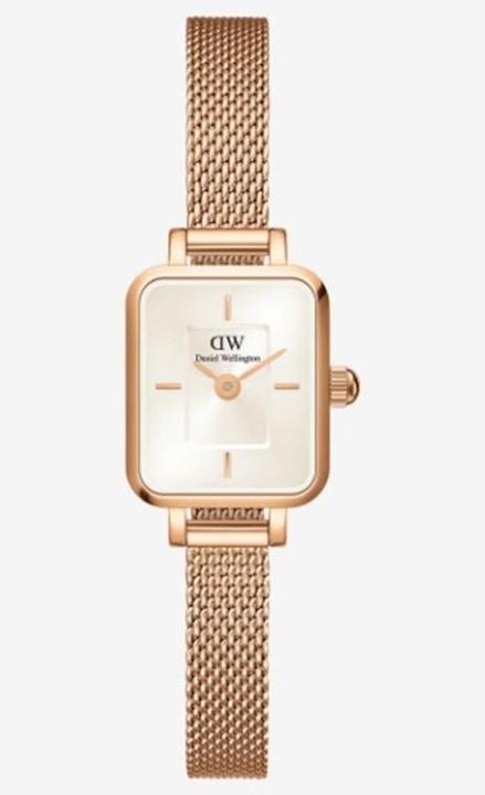 Immagine prodotto Daniel Wellington Quadro Mini Melrose Champagne Oro Rosa (Orologio da polso analogico, 154 mm)