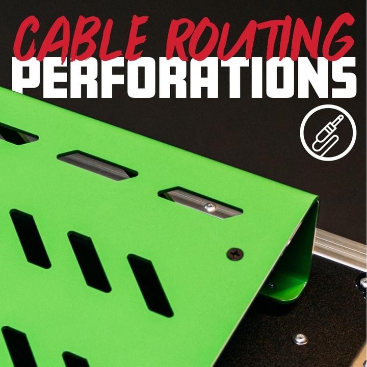 Actual product image Gator GPB-BAK-GR Aluminum pedal board green w/Carry Bag (Electric guitar)