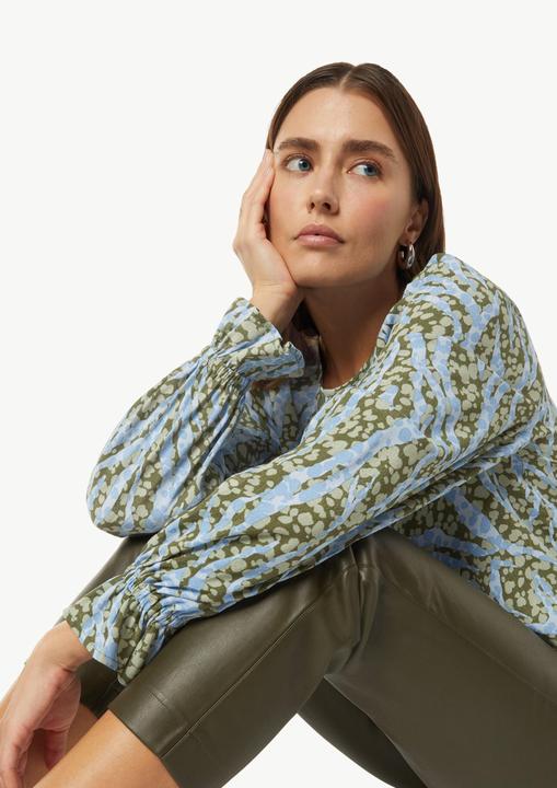 Immagine prodotto Comma Bluse Gemusterte Bluse mit Volant-Details (34)