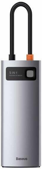 Actual product image Baseus Metal Gelam Series (USB-C, 5 ports)