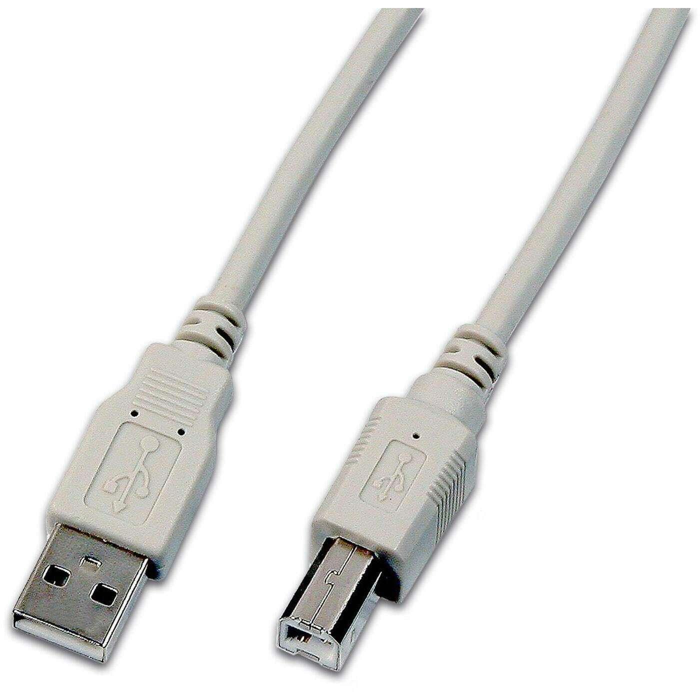Wirewin USB A-B mm Gr (1.50 m, USB 2.0), USB Kabel