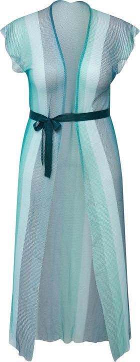 Produktbild Ulla Popken Kaftan, Glitzermesh, Streifen, offene Form, Halbarm (42, 44, 46, 48)