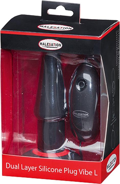 Actual product image Malesation Dual Layer Silicone Plug Vibe L