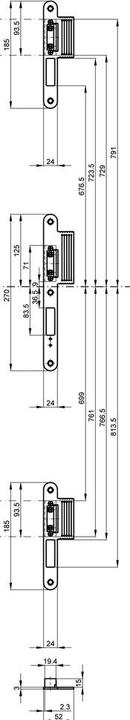 Produktbild MSL Lappenschliessbleche VariFlex BV-24421 (Schliessblech)