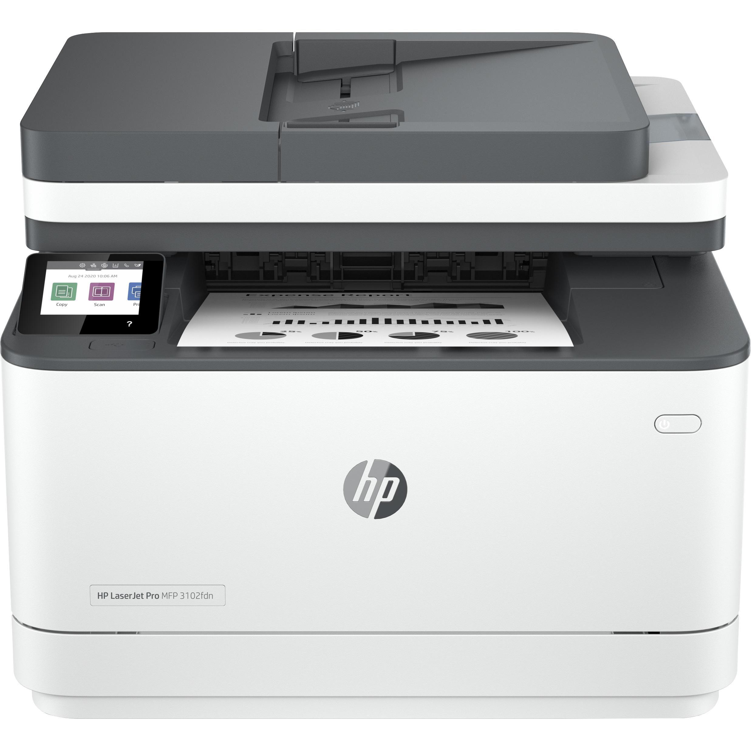 HP LaserJet Pro MFP 3102fdn (Laser, Schwarz-Weiss), Drucker, Schwarz