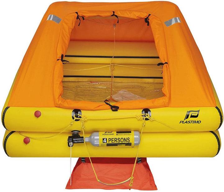 Actual product image Plastimo Cruiser" life raft coast
