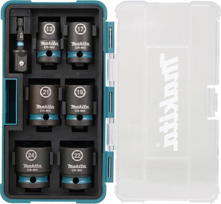 Productafbeelding Makita E-16592 (19 mm, 24 mm, 22 mm, 21 mm, 17 mm, 13 mm)