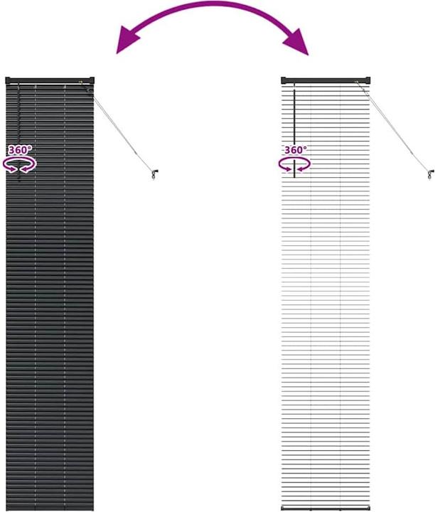 Produktbild vidaXL Balkenjalousien (220 x 45 cm)