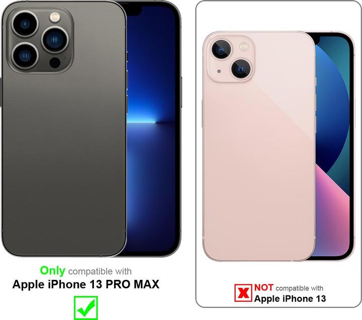 Actual product image Cadorabo TPU Chrome Case with Camera Protector for Apple iPhone 13 PRO MAX (Apple iPhone 13 Pro Max)