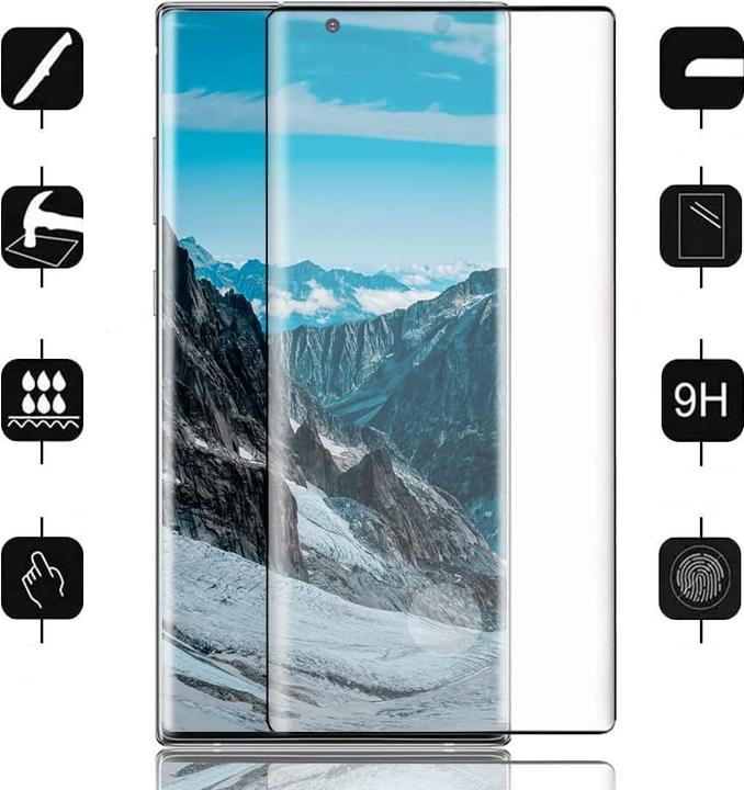 Apfelkiste - Panzer Glas Displayschutzfolie Case Friendly (2er Set) (2 Stück, Samsung Galaxy S22 Ultra (5G))