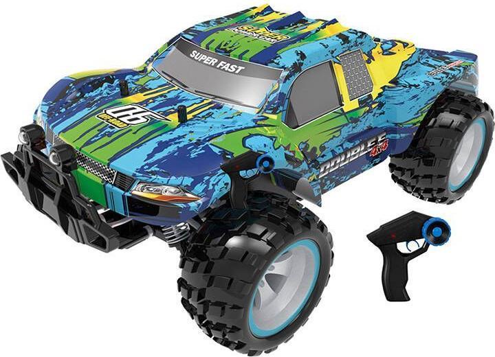 Actual product image Double RC remote control car 1:18 Eagle (green )Buggy (high speed) E330-003