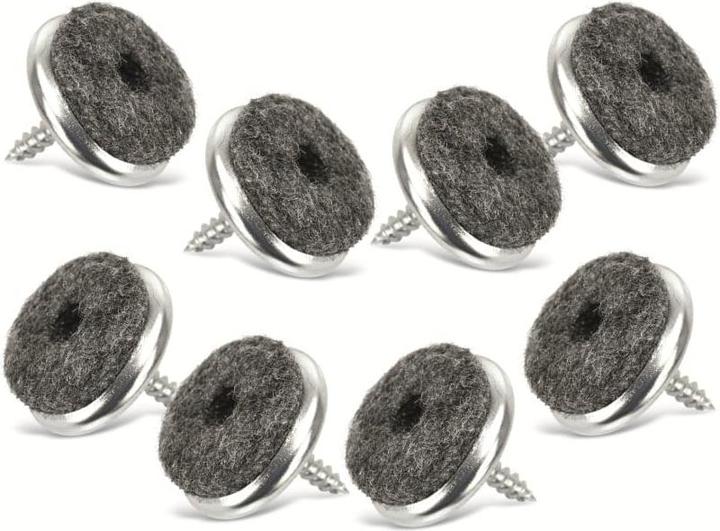 Produktbild Masterproof Filzgleiter mit Schraube, Ø 20 mm, 8 Stück (Filzgleiter, 8 Stück)