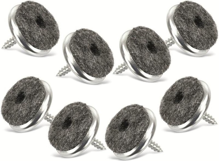 Produktbild Masterproof Filzgleiter mit Schraube, Ø 20 mm, 8 Stück (Filzgleiter, 8 Stück)