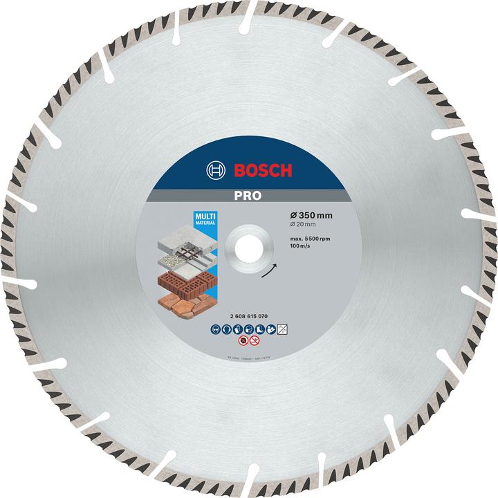 Produktbild Bosch Professional Zubehör PRO Multi Material Diamanttrennscheibe, 350 x 20 mm