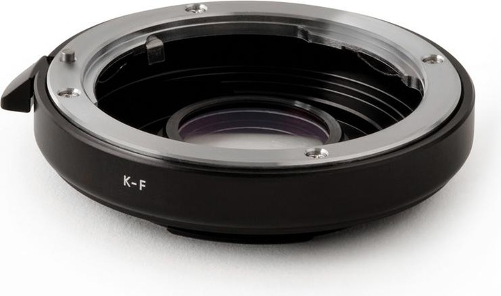 Actual product image Urth Lens Mount Adapter: Compatible with Pentax K Lens to Nikon F Camera Body (with Optical Glass)