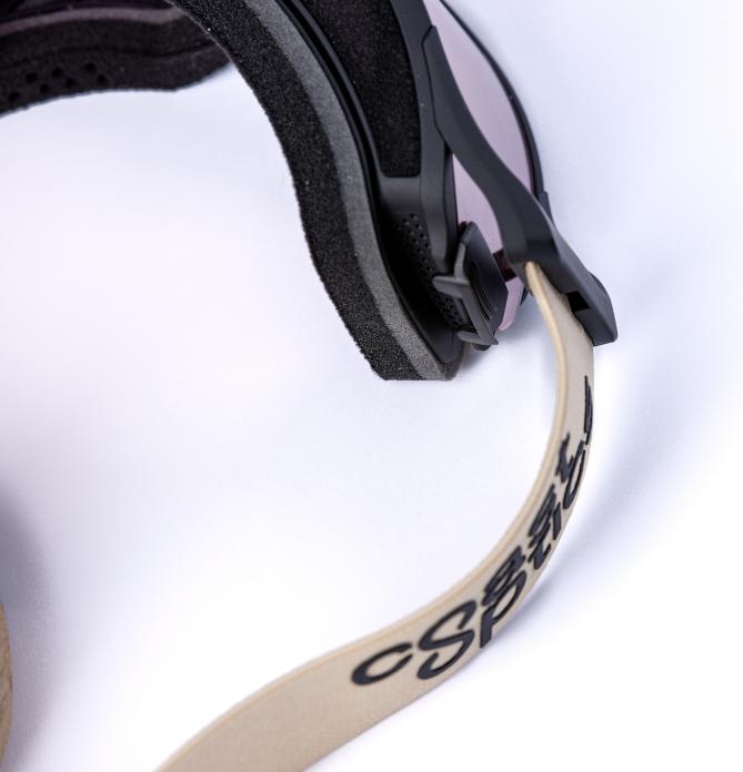 Produktbild Coast Optics Alta 2 Goggle schwarz, Band beige mit Smoke und klarem Glas (Schwarz, Smoke, Klar)