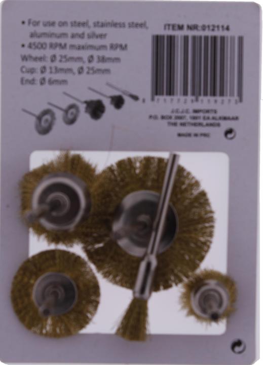 Actual product image Benson Multi-grinder brush set 5 pcs