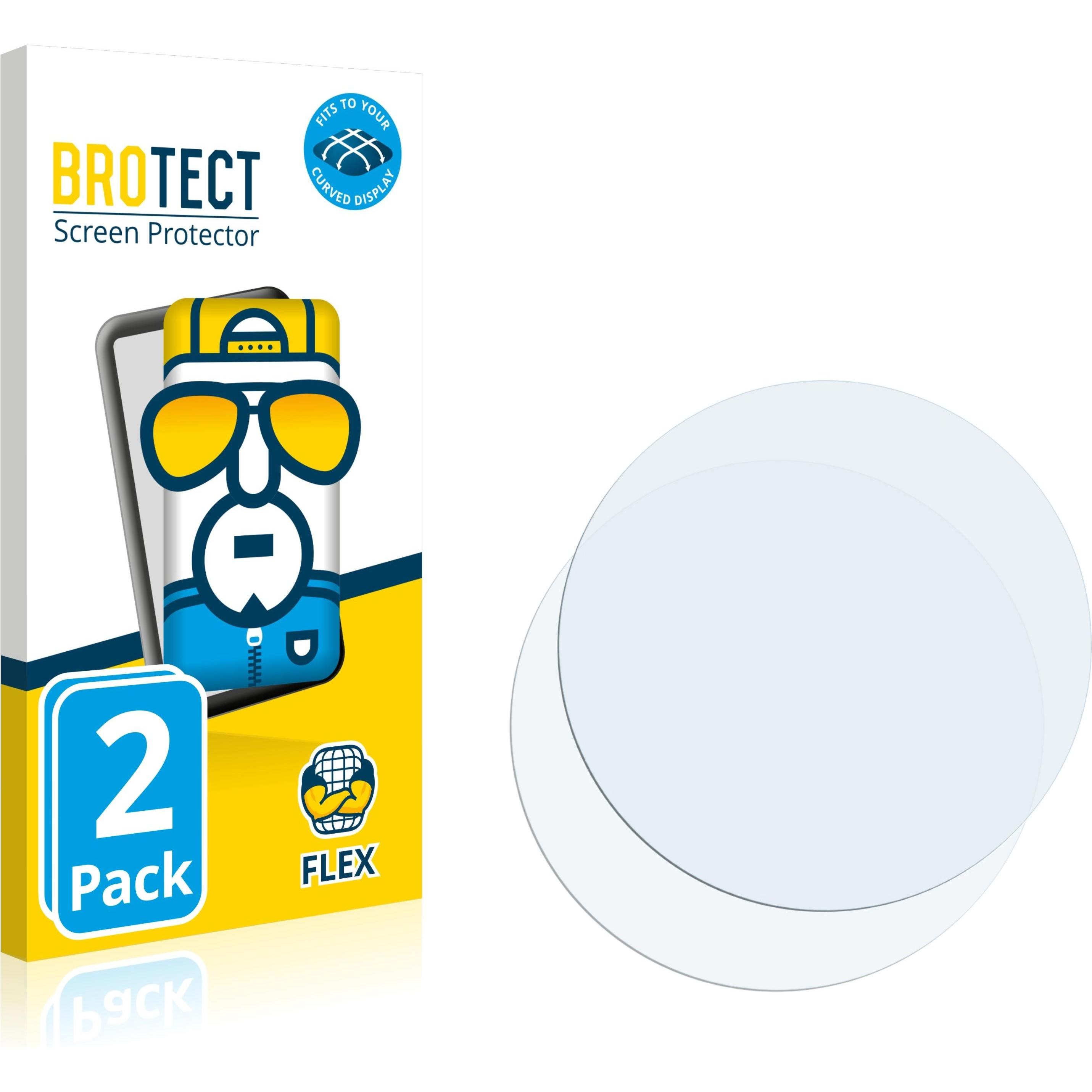 BROTECT Full-Cover Displayschutz, Smartwatch Schutzfolie, Transparent