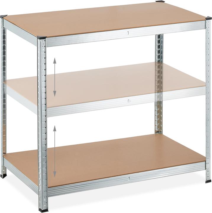 Actual product image Relaxdays Heavy duty shelf