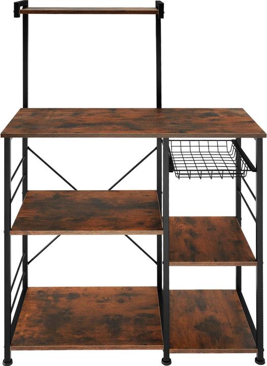 Legno industriale scuro, Rustico