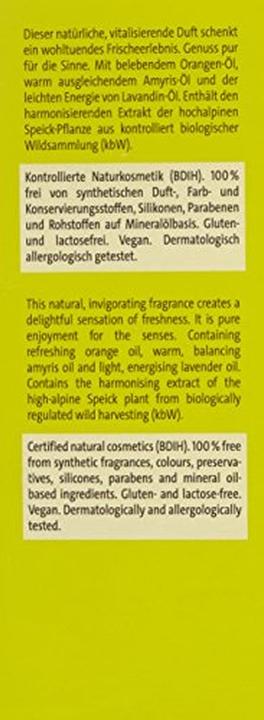 Produktbild Speick Natural Fresh Eau De Cologne Spray (Eau de Cologne, 100 ml)