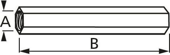 Produktbild Suki Verlängerungsmutter (M8)
