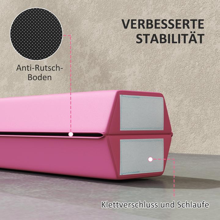 Produktbild SportNow Schwebebalken Kunststoff, Polyester Hellrot