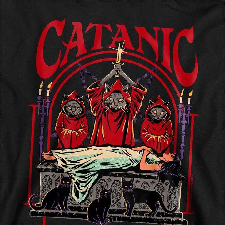 Produktbild Steven Rhodes Catanic Panic Kapuzenpullover (116)