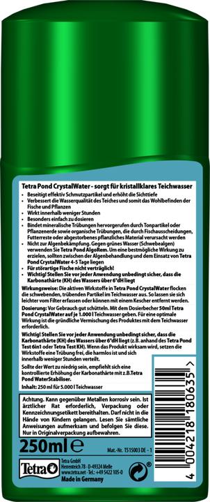 Produktbild Tetra CrystalWater (Wasserpflege Aquarium)