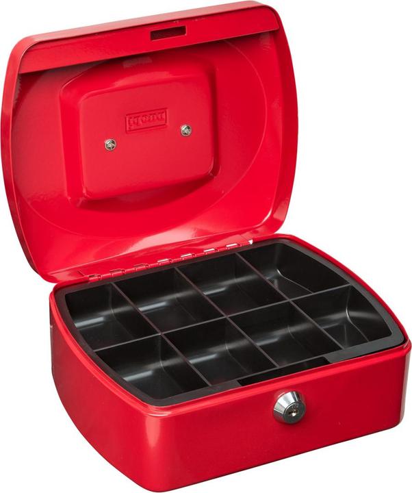 Productafbeelding Idena Geldkistje 8" 205x160x90mm, rood