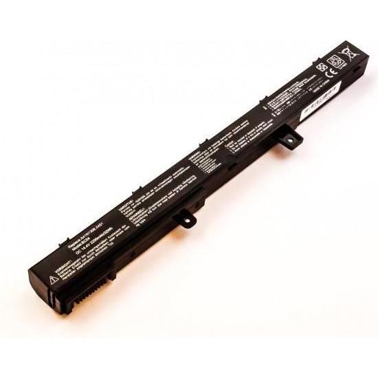 CoreParts MicroBattery (6 Zellen, 2600 mAh), Notebook Akku, Schwarz
