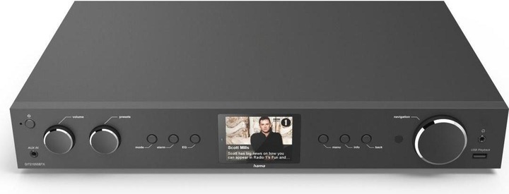 Hama DIT2105SBTX (FM, DAB+, Internetradio, DAB, Bluetooth, WLAN, UNDOK)