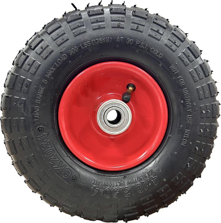 GEKO Aufblasbares Gummirad für Wagen, 260 x 81 mm