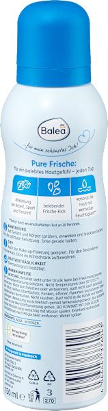 Actual product image dm Balea Wasserspray Aqua (Body cream, 150 ml)