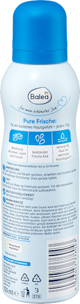 Image du produit dm Balea Spray à eau Aqua (Crème pour le corps, 150 ml)