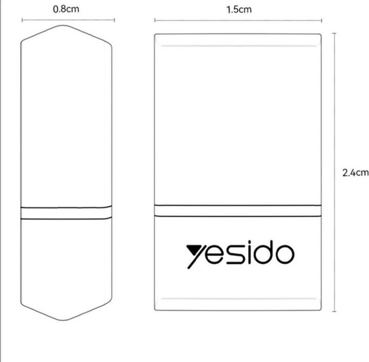 Actual product image Yesido WiFi Wireless USB-A Adapter 150Mbps
