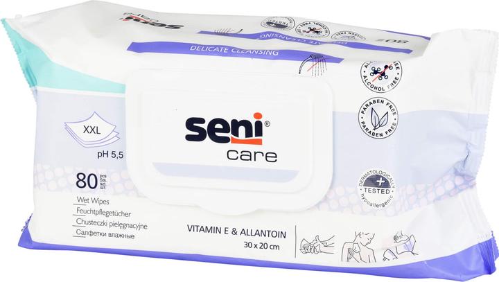 Produktbild Seni Care Feuchtpflegetücher mit Klickverschluss (80 Stk.)