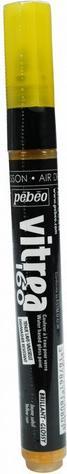 Productafbeelding Pebeo Vitrea 160 viltstiften met normale punt glanzende kleuren (Zonnig geel, 1.20 mm)