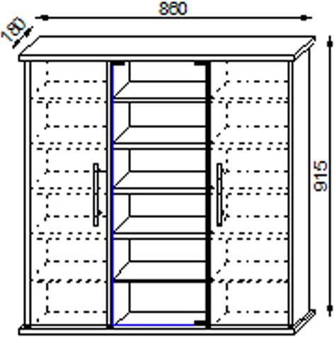 Produktbild VCM Holz CD DVD Stand Regal Santo mit Glastür (86 x 18 x 92 cm)