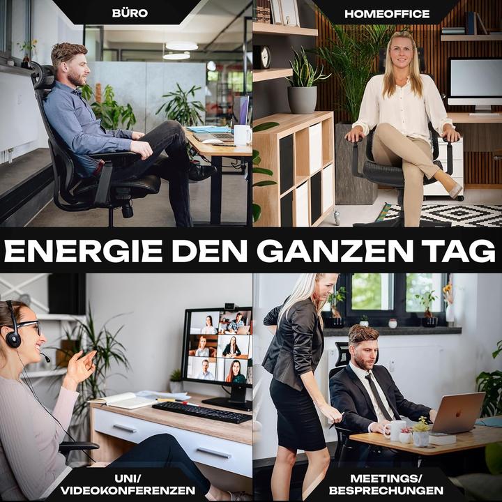 Immagine prodotto Valkenstol Ergonomischer Bürostuhl M5 mit Mesh-Sitz