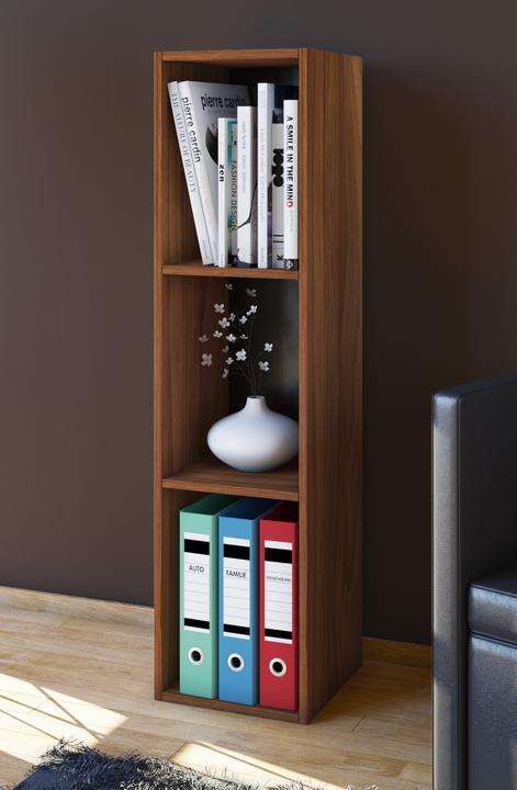 Produktbild VCM Holz Stand Regal Mendas 3fach (34 x 30 x 107 cm)
