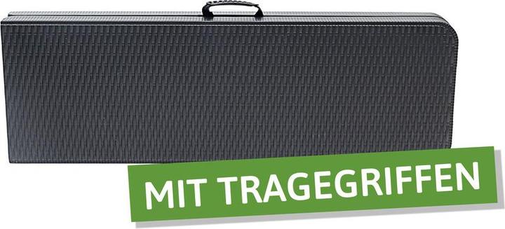 Image du produit Dönges Klappbare Bierbank in Rattan-Design 183x30x43cm