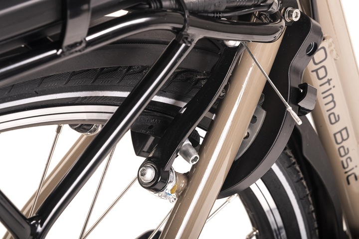 Actual product image Hollandia Women's e-city bike 28" Optima Basic Brown 7 gears (50 cm)