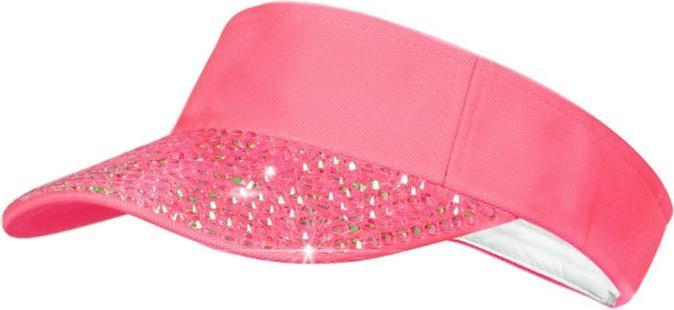 Produktbild Wilbers Sonnenvisier Cap mit Strass pink (One Size)