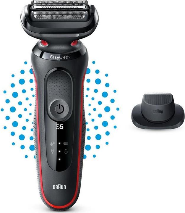 Productafbeelding Oral-B Braun Series 6 61-R1200s Folieschraper Trimmer Zwart, Rood
