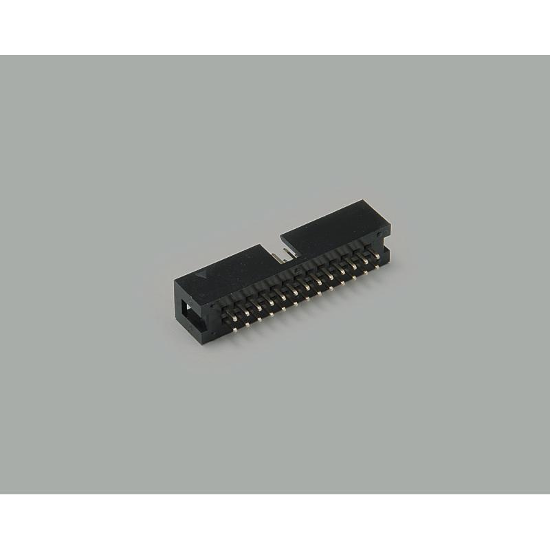BKL Electronic 10120996 Pfosten-Steckverbinder Rastermass: 2.54 mm Polzahl Gesam, Elektronikkabel + Stecker, Schwarz