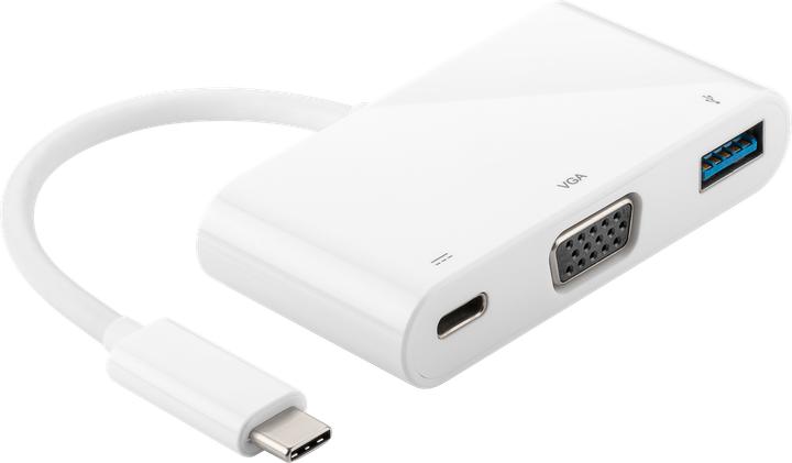 Produktbild Goobay USB-C Multiport Adapter (USB 3.0, USB 3.1, VGA, 17.50 cm)