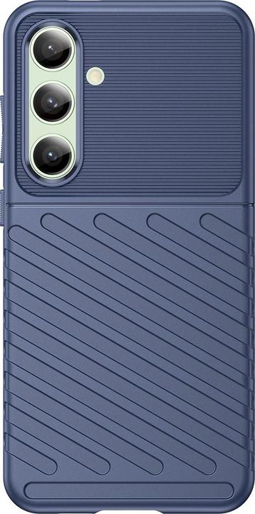 Actual product image Hurtel Thunder Case Hülle für Samsung Galaxy S24 FE Silikon Panzerhülle - Blau (Samsung Galaxy S24 FE)